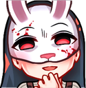Задумалась. (с) Охотница Discord sticker
