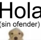 hola (sin ofender) Discord sticker