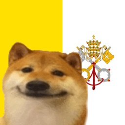 VaticanSmugDoge Discord sticker