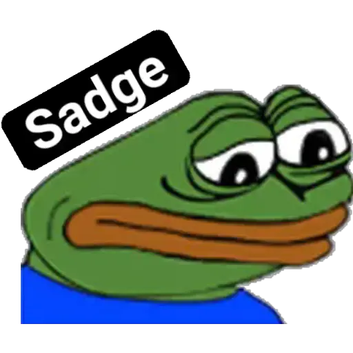 sadge Discord sticker
