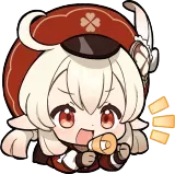 KleeShout Discord sticker