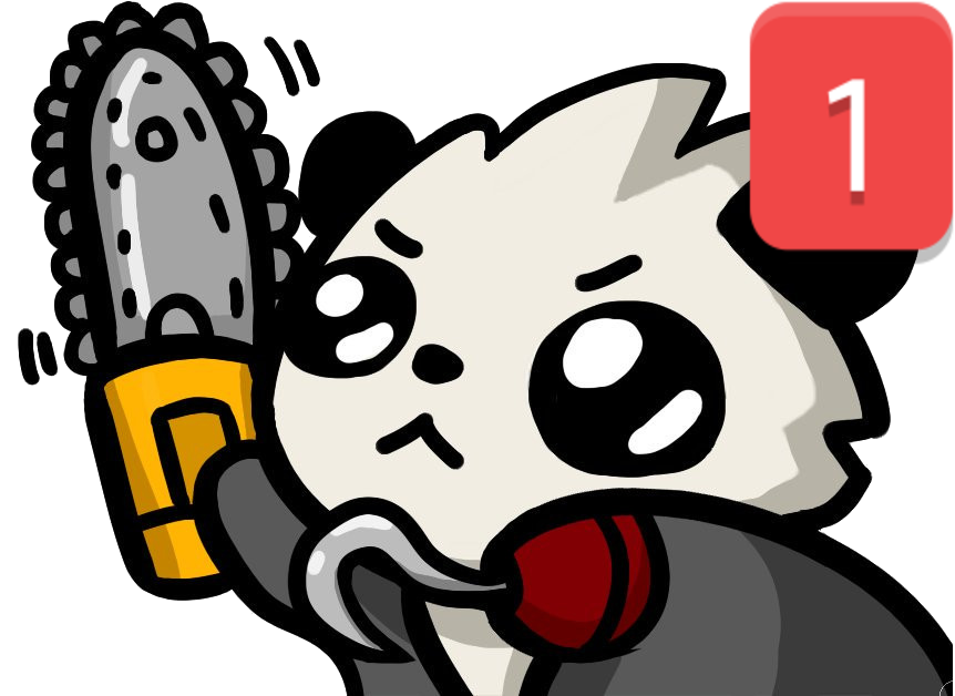 pingedpanda Discord sticker