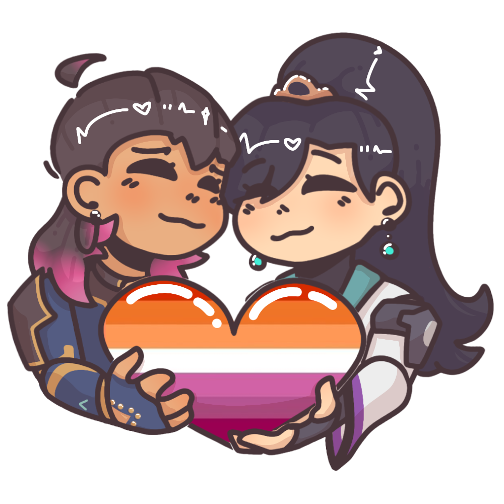 Reyna & Sage Lesbian Pride