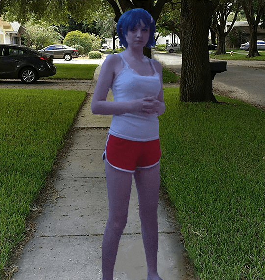 komugi doing it to 'em irl Discord sticker