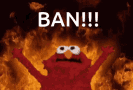 BAN !!! Discord sticker