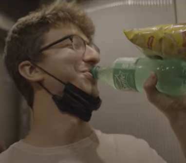 AJR - Ryan drinking Sprite Discord sticker