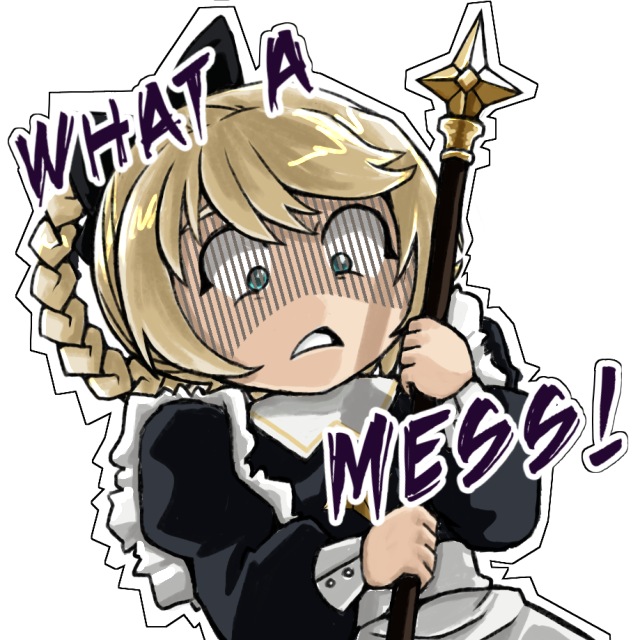 rosaYikes Discord sticker