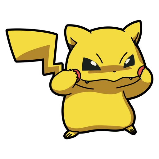 Evil Pikachu Discord sticker