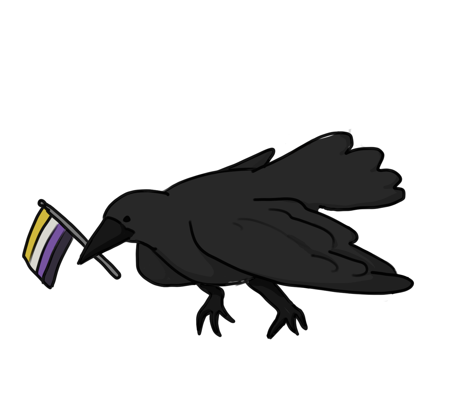 Artur w/ a Nonbinary Flag