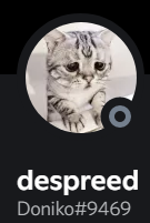despreed Discord sticker