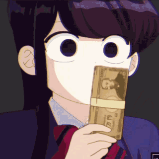 Komi-money Discord sticker