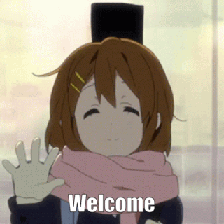Yui_welcome_wave Discord sticker