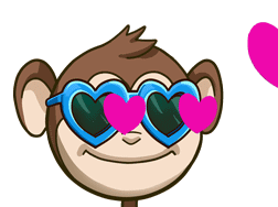 Ape Heart_Eyes Discord sticker