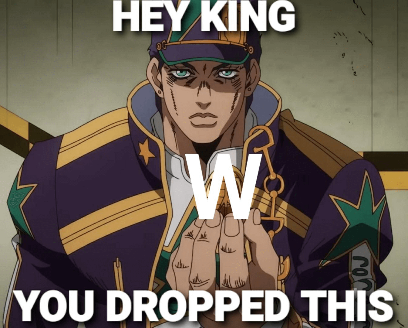 Jotaro W Discord sticker