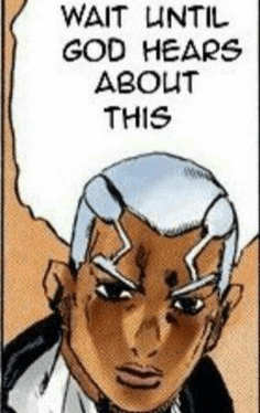 Wait until god hears about it Discord sticker