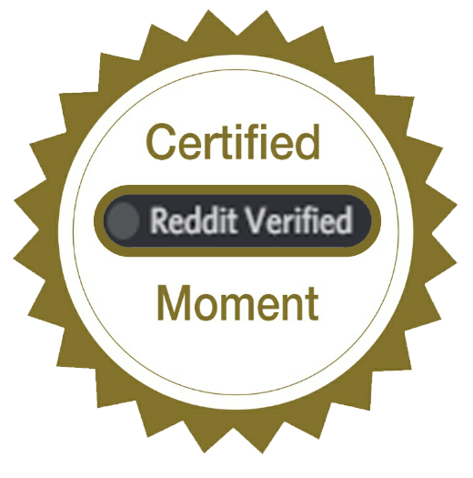 certified grey moment Discord sticker