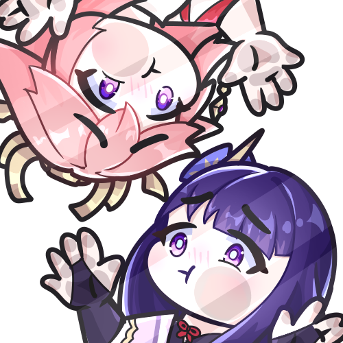 Yae Miko - Eimiko Squish Discord sticker