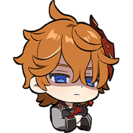 childe glare Discord sticker