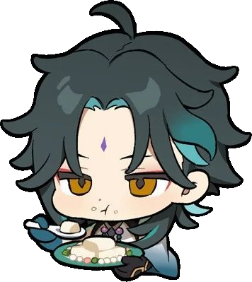 xiao eat Discord sticker