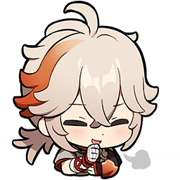 kazuha laugh Discord sticker