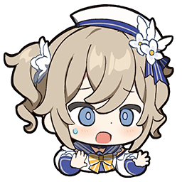 barbara scared Discord sticker