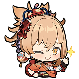 yoimiya confident Discord sticker