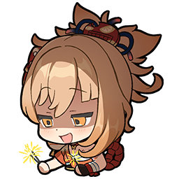 yoimiya mischief Discord sticker