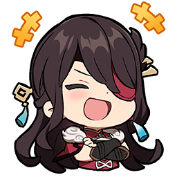 beidou laugh Discord sticker