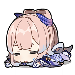 kokomi tired Discord sticker