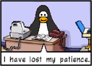 No patience Discord sticker