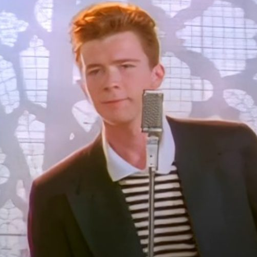 Rick Astley Discord sticker