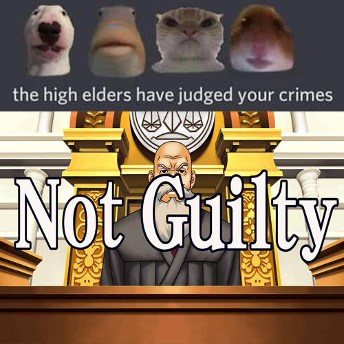 Not Guilty Discord sticker