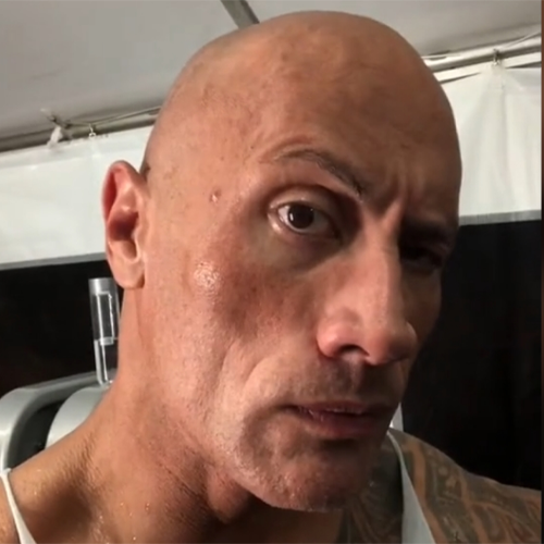 The Rock Eyebrow Discord sticker