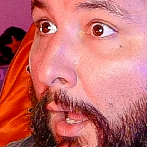Shocked Papa Face Discord sticker